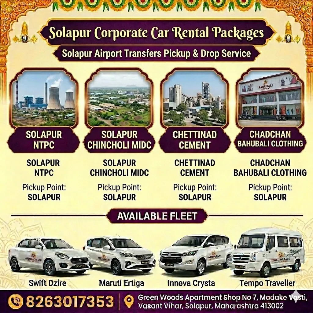 Solapur Corporate Car Rental Packages